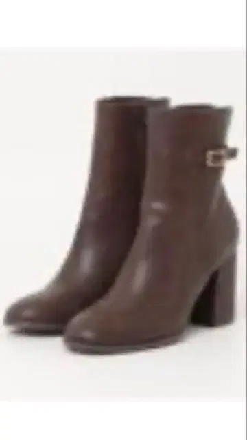 snidel 숏부츠 브라운