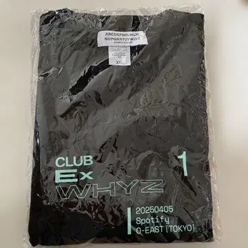 ExWHYZ 투어 T셔츠 XXL