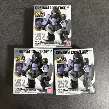 건담 컨버지 252 블랙 삼연성 자쿠 I 3체 세트
