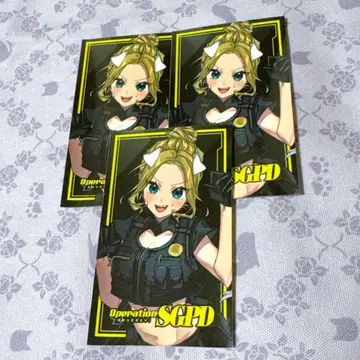 스트그라 경찰 OPERATION SGPD 굿즈 스티커 니쥬카 네루