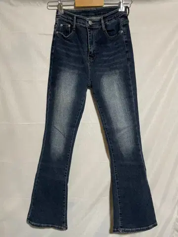 다크 블루 부츠컷 데님 S 사이즈