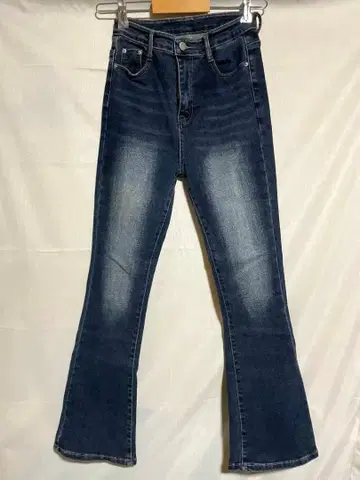 다크 블루 부츠컷 데님 S 사이즈