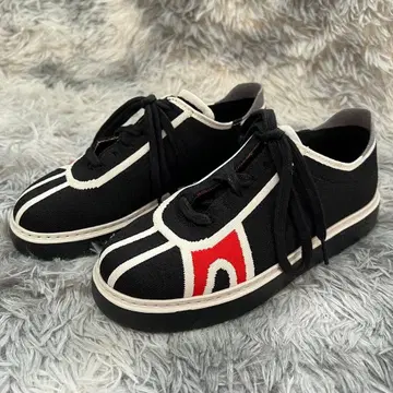 미사용급 CAMPER 캠퍼 블랙 23cm 스니커즈