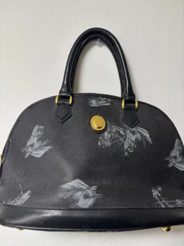 블랙 꽃무늬 핸드백