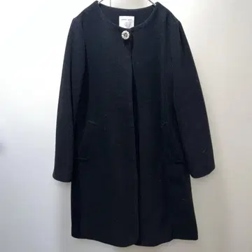 새상품급 MAJESTIC LEGON 노카라 코트 블랙