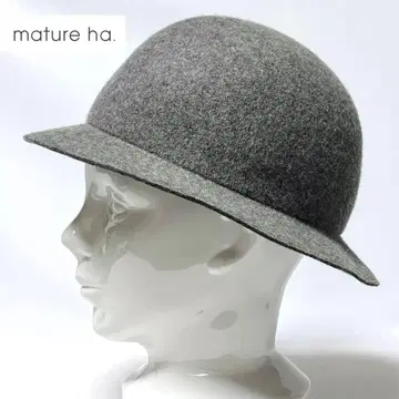 [새상품] 고베발 고급 핸드메이드 모자 mature ha. 펠트 폴러 햇