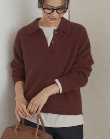 신상 어반 리서치 도어스 FOX 혼방 카라 니트