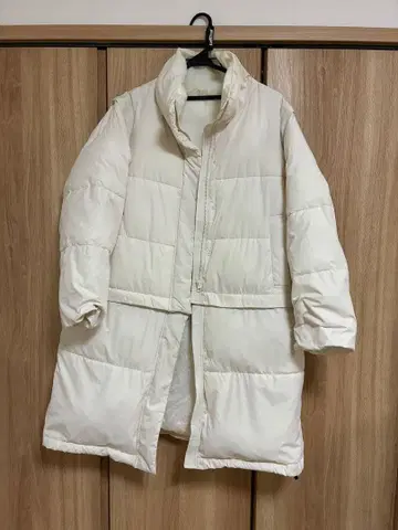 purelast 멀티 웨이 코트 화이트 M 사이즈