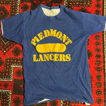 80년대 챔피온 더블 페이스 T셔츠 리버서블 바터 태그