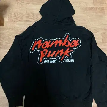 새상품급! 나니와 아키히로 지퍼 후드티 블랙 남성용 L