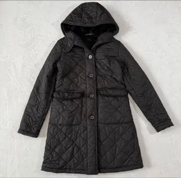 새상품급 MACKINTOSH 스코틀랜드제 퀼팅 코트 36 블랙
