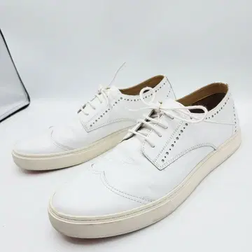 [새상품급] whoop-de-doo 스니커즈 가죽 화이트 27.0