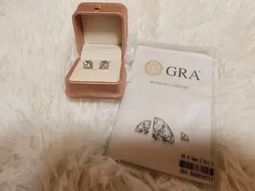 [ 2ct ] 인공 다이아몬드 최고 품질 모이사나이트 6발 귀걸이