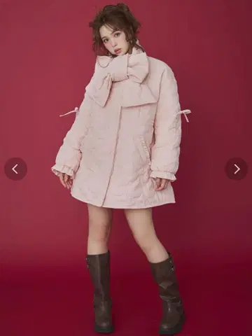 CALNAMUR 머플러 포함 퍼프 코트