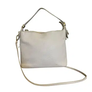 FURLA 라이트 그레이 가죽 숄더백