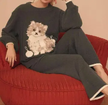 PEACHJOHN 휘핑 리 캣 파자마 새상품 룸웨어 고양이 블랙