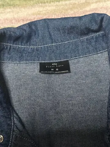 First Love 데님 셔츠 원피스 F