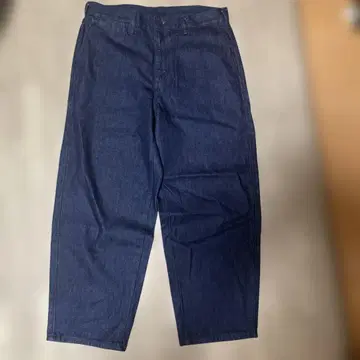 유니클로 리지드 데님 배기 데님