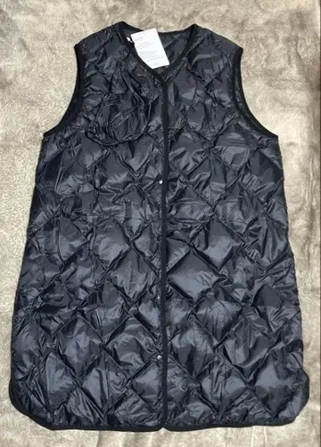 다운 베스트 블랙 퀼팅