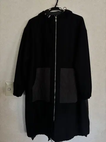 블랑 베일 brancvert 블랙 x 퀼팅 디자인 코트