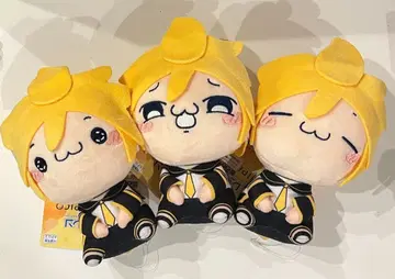 하츠네 미쿠 시리즈 모찌피코 봉제 인형 카가미네 렌 전 3종 세트