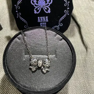 안나수이 목걸이 리본 새상품