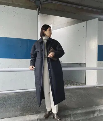 rim.ark light melton down coat