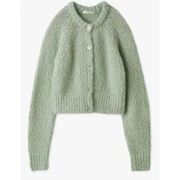 FRAY I.D 울 알파카 크롭 가디건