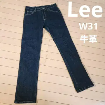 Lee 스트레이트 데님 청바지 소가죽 w31