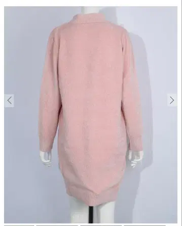 니트 원피스 V넥 벨로아 원피스