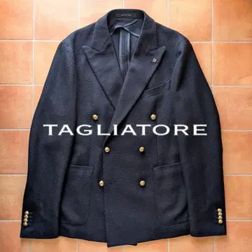 TAGLIATORE 더블 자켓 블레이저 메탈 버튼 홉색