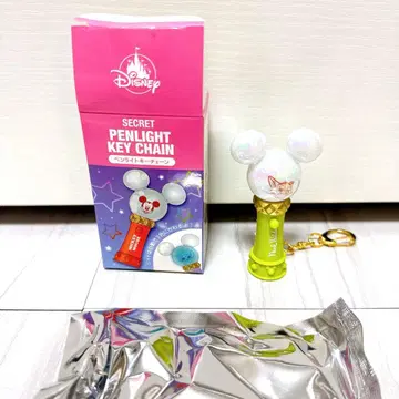 디즈니 스토어 응원봉 키체인 그린/닉 [미사용 새상품]