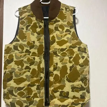 카모플라쥬 지퍼 베스트