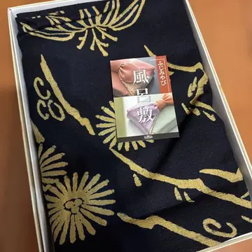 보자기 당초 무늬 보자기 110 파도 무늬 네이비 컬러