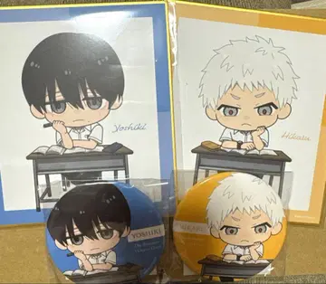 빛이 죽은 여름 미니 캐릭터 캔뱃지 & 색지