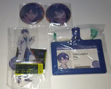 니지산지 하루사키 에아루 DMM 복권 아크릴 스탠드 캔뱃지 네임 홀더