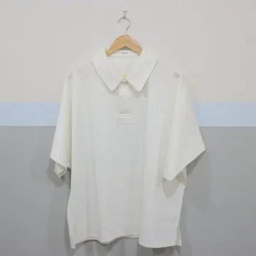 THE RERACS 22SS 심리스 피케 셔츠 사이즈 F 화이트