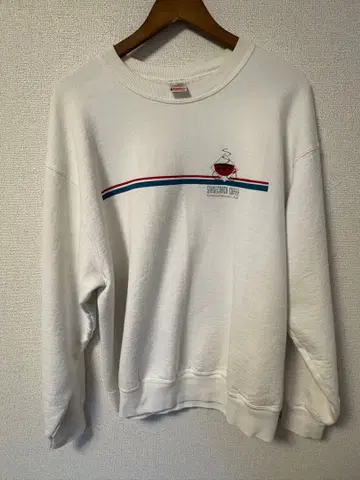 FRUIT OF THE LOOM 화이트 맨투맨 L