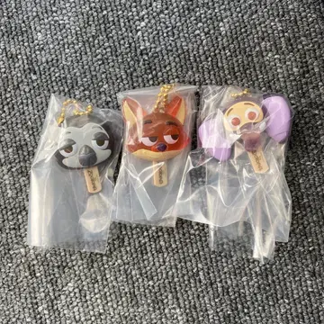 미사용 새상품 디즈니 주토피아 아이스캔디 참 3개 세트