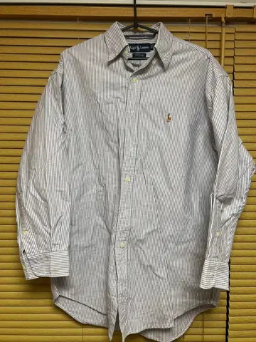 90s 랄프 로렌 스트라이프 버튼 셔츠