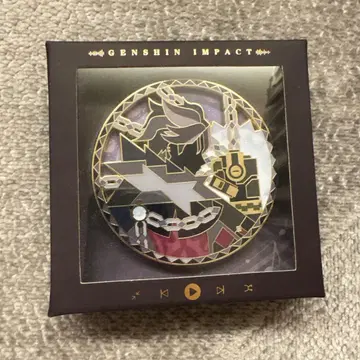 원신 리오세리 금속 메탈 캔뱃지 레인보우 컬러 초대 시리즈 공식 정품