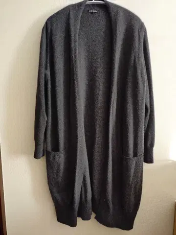 온워드 카시야마 23구 캐시미어 혼방 울 니트 롱 가디건