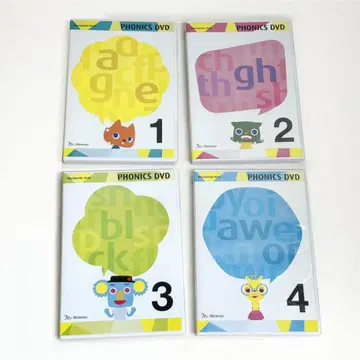 월드와이드 키즈 포닉스 PHONICS DVD 1~4