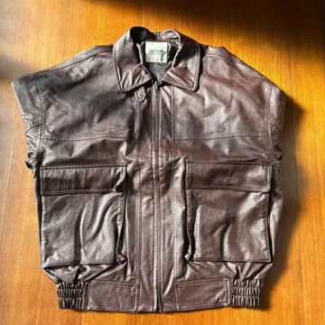 FREAK'S STORE 다크 브라운 가죽 자켓