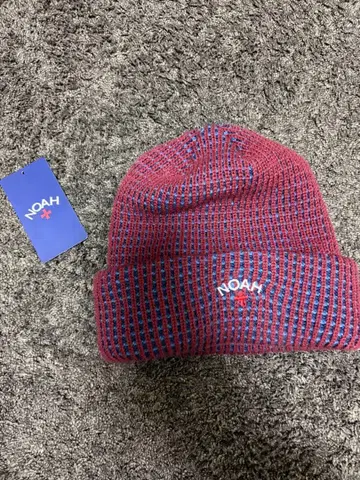 NOAH 니트 모자 빨간색 파랑