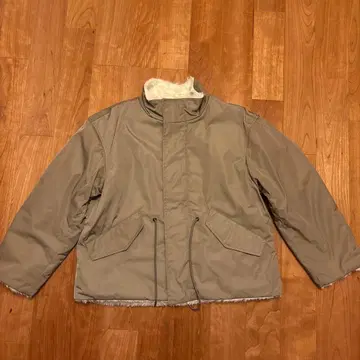 투모로우랜드 맥피 후드 부착 점퍼 모카 사이즈 36