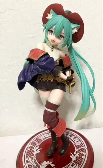 [상자 없음] 하츠네 미쿠 Wonderland 장화를 신은 고양이 피규어