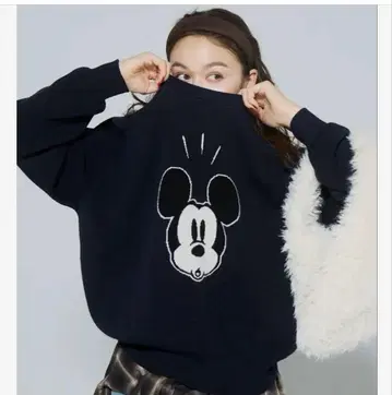 coca 미키마우스 니트 (완판) L 사이즈 네이비