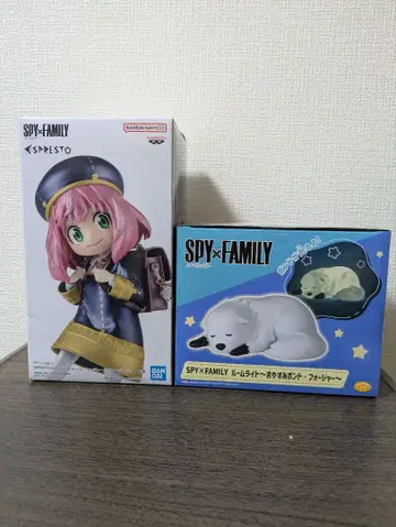 SPY x FAMILY 아냐 피규어 본드 룸 라이트 세트