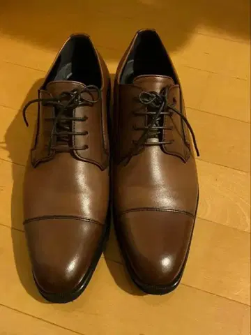 [거의 미사용 새상품] 아오야마 양복 구매 브라운 신발